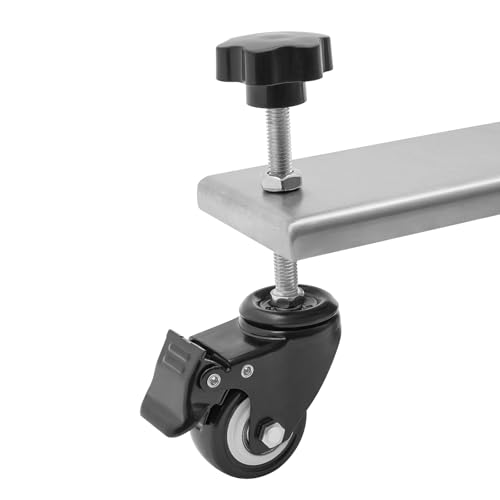 Door Installation Tool, Installation Tool for Doors 1.375 to 1.75 Inches Thick 500lbs,Door Installation Tool Kit,Heavy Door Dolly and Door Board Lifter,Door Hanging Jig Kit with wheel brakes (2 Pcs) - Thumbnail 5