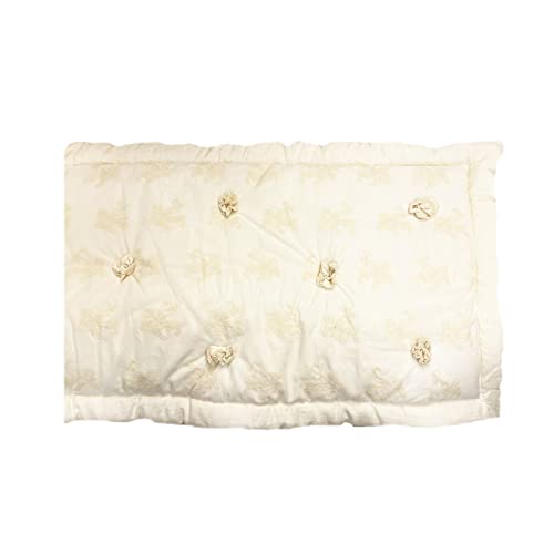 OPIFICIO DEI SOGNI Scaldotto Trapuntato MARIEANTONIETTE Pizzo Avorio 240x70 cm