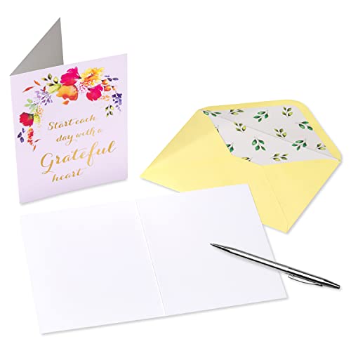 Image of Papyrus Blank Encouragement Cards with Envelopes, Grateful Heart (20-Count)