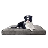 WELLYELO Large Dog Bed Outdoor Dog Crate Beds for Large Medium Dogs Dog Crate Pad Pet Bed Machine Wa