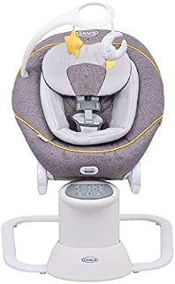 Graco All Ways Soother 2-in-1 Baby Swing and Portable Rocker (Birth to 9 Months Approx, 0-9kg), with Vibration and Adjustable Swing Speed, Stargazer