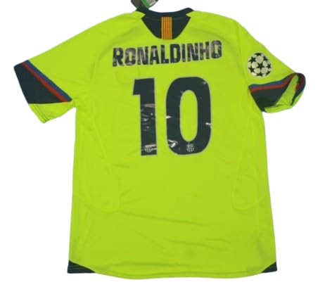 Ronaldinho Retro Jersey CAMISTE 2005-2006 Green Color (XL)