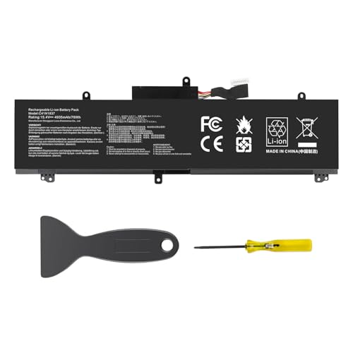TREE.NB 76Wh C41N1837 Laptop Battery for ASUS ROG Zephyrus GA502 GA502D GA502DU GA502GU GA502IV GU502 GU502DU GU502GV GU502LU GU502LW GU502LV GX502LXS GX502GV GX502GW GU532 GX532 GX532GV GX532GW