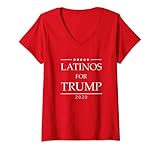 Photo Gallery donna latinos per trump 2020 presidente elettorale donne ispaniche maglietta con collo a v Photo Gallery donna latinos per trump 2020 presidente elettorale donne ispaniche maglietta con collo a v