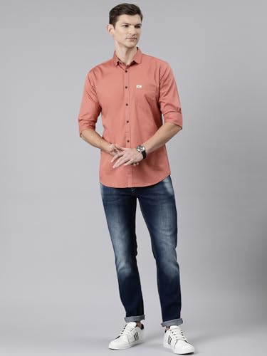 Image of Majestic Man Men Classic Slim Fit Pure Cotton Casual Shirt