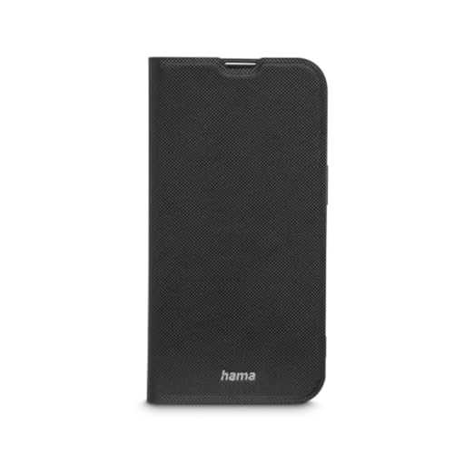 Hama Coque iPhone 14 Daily Protect Etui à Rabat Noir avec Rangement Carte