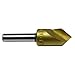 M.A. Ford 61T018702 82? HSS Unfluted Countersink, 3/16" Dia, Tin Coat, 61032