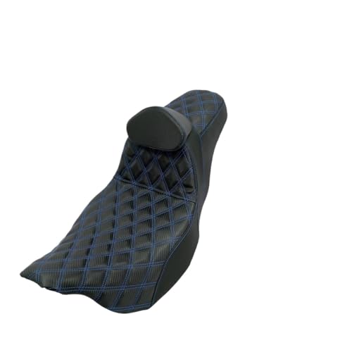 Asiento de motocicleta biplaza premium para Road King y FLHTK acabados de alta resistencia