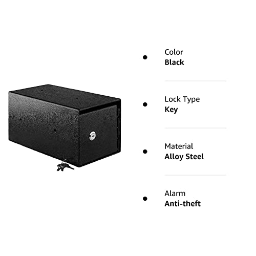 Mountable Cash Drop Box With Tamper-Proof Slot. Great As A Key Depository Or Deposit Safe For Hotels, Apartments Or Retail. Highly Secure Thick Steel And Key Lock! Pre-Drilled For Easy Wall Mounting! #TOP6