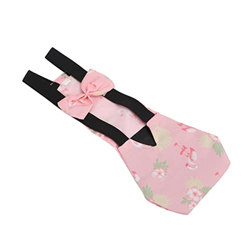 Chicken Nappy Clothes, Breathable Nylon Buckle Pet Duck Diapers Waterproof Reusable with Inside Pocket for Chicken for Duck(Flamingo, M)