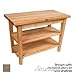 John Boos & Co. C4824-D-UG 48" Gray Classic Country Table w/ Drawer