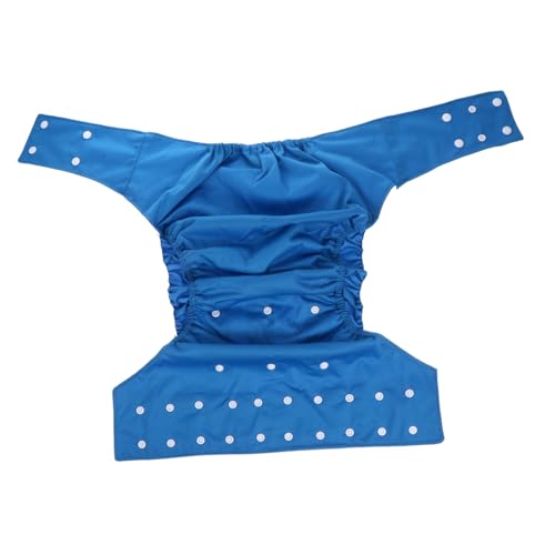 Beavorty Pañal para Adultos Lavable y Reutilizable Ajustable y Absorbente con Barreras Elásticas Anti-fugas Cómodo y Transpirable para Incontinencia y Flujo