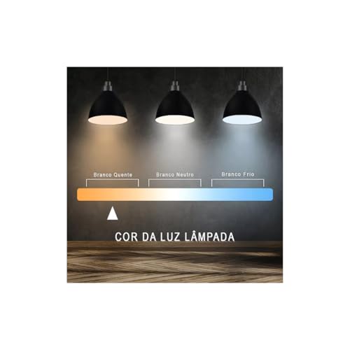 Avant Lâmpadas LED, 9W,3000k, 810 Lúmens, Luz amarela, Base E27, kit 10 Unidades
