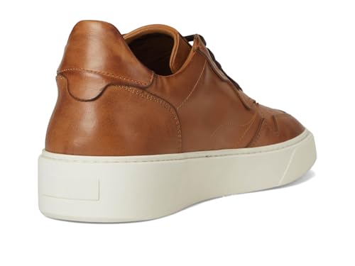 Image of Bruno Magli Men's Dezi Sneakers, Leather Shoes, Lace-Up Casual Shoes
