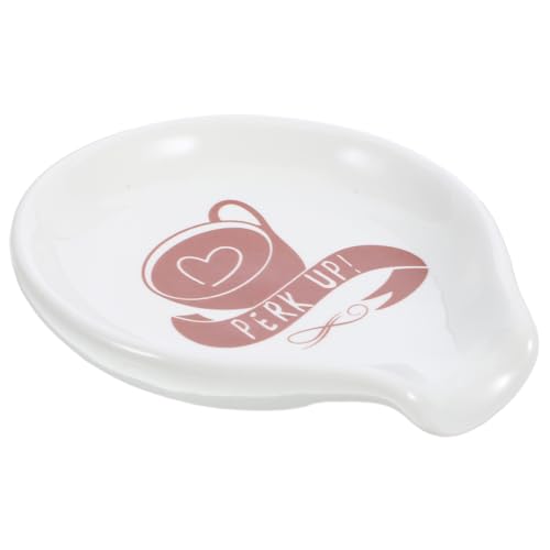 Holibanna Soporte de Cucharas de Cerámica para Cocina Portacucharas Decorativo y para Utensilios de Mesa para Cocinas Restaurantes y