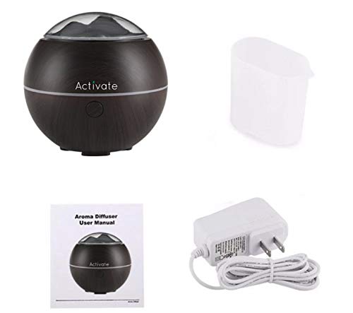 Difusor aromático eléctrico 100 ml con diseño madera miniatura 5