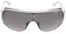 Carrera TOPCAR 1/S Pilot Sunglasses, White Crystal Black Frame/Grey Gradient Lens, 76 mm