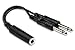 Hosa YPP-106 1/4" TSF to Dual 1/4" TS Y Cable