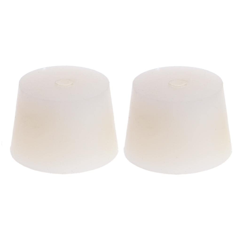 MMLFX 2Pcs Silicone Cap Rubber Plug Stopper With Hole Airlock Valve Bubbler Brew (Color : 09)