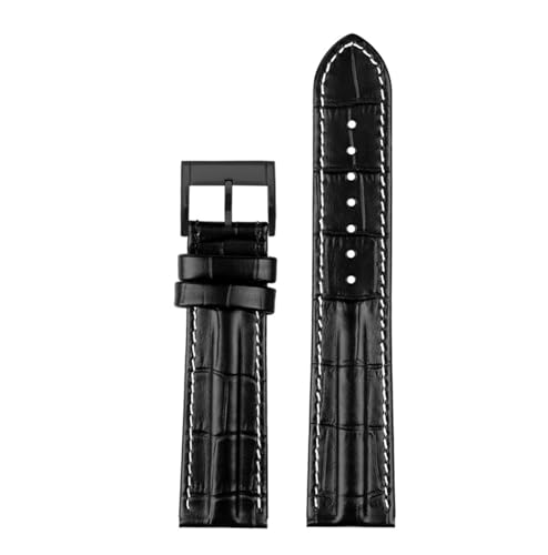 [���X] 20mm 22mm ���U�[�E�H�b�`�X�g���b�v ���x�b�g �����Y �����p�u���X���b�g ���X�g�o���h �n�~���g�� �J�[�L �q��p H70605731/H32705521 �ɓK��(Black white-black,20mm)
