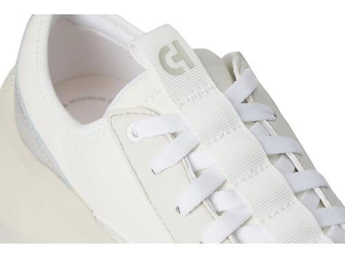 Cole Haan Cole Haan Women's Generation Zerogrand 2 T-Toe Sneakers, White/Nimbus Cloud/Silver Metallic, 9-B US