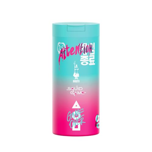 Image of Bialetti Squid Game Travel Tumbler - Double-Wall Stainless Steel, Thermal Insulated, 8 Hours Cold /4 Hours Hot, Perfect for Travel and Daily Use (12 oz - 360 ml)