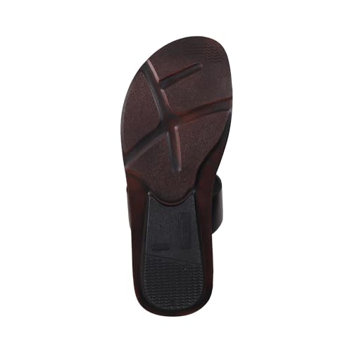 Image of Metro Men Synthetic Leather Chappal