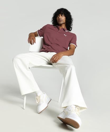 Image of Puma Men's Solid Slim Fit T-Shirt