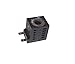Deltrol 10225-98 10VDC, 16W Solenoid Coil with Dual Spades