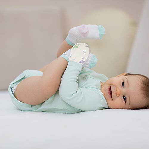 Milisten Toddler Gloves Pairs Baby Anti Scratching Gloves Newborn Face Cotton Scratch Mittens No Scratch Mitts for Newborn Infant Baby Mixed Color Toddler Mittens4