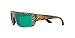 Costa Del Mar Men's Fantail 580P Rectangular Sunglasses, Realtree Extra Camo/Copper Green Mirrored Polarized-580P, 59 mm