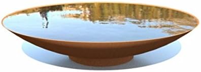 120cm Corten Steel Water Bowl/Garden Water Feature/Dish