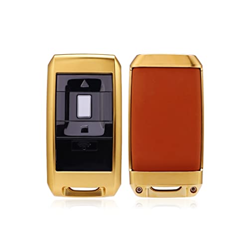 Premium Aluminum Metal Key Fob Case Cover Shell Fit for Rolls-Royce Phantom Badge Edition With Metal Keychain