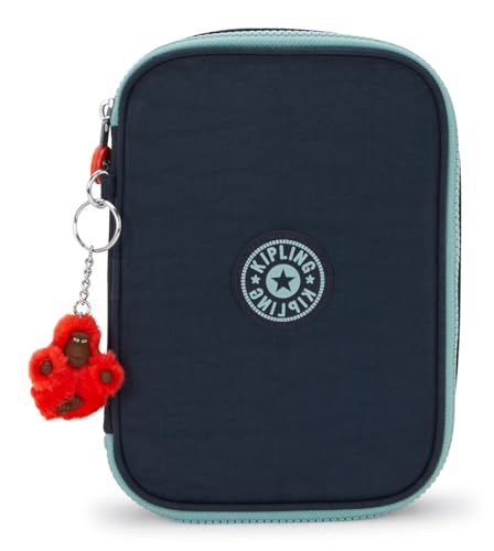 Grand étui à crayons Kipling 100 Pens : fini le désordre avec cette trousse bleue