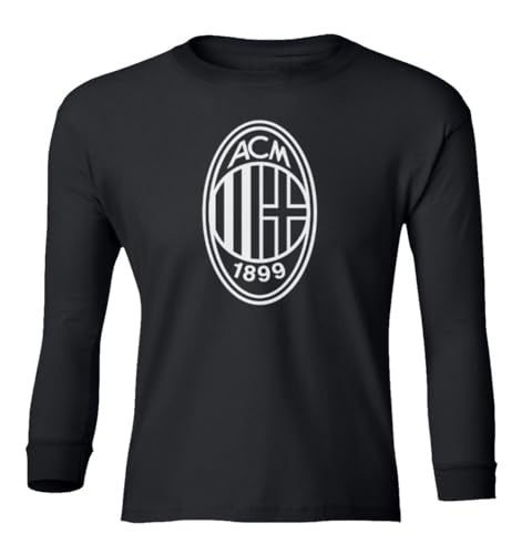 GamesDur Soccer Star Player Jersey Style Milan #11 Pulisic Youth Long Sleeve T-Shirt2