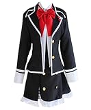 Nsoking DIABOLIK LOVERS Cosplay Komori Yui Costume Halloween Party Cos Role Play Suit School Uniform (Medium)