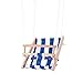Beluga Spielwaren GmbH 70205 TWIPSOLINO Babyschaukel, blau/weiß Beluga Spielwaren 70205-TWIPSOLINO Holz Kinderschaukel Gartenschaukel