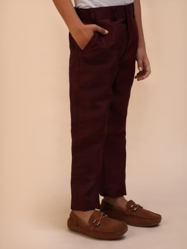 Image of Pro-Ethic Style Developer Kids Kurta Set For Boys With Waist Coat, Ethnic Wear for Diwali, Eid, Raksha Bandhan, Jacquard, Floral Print (Pack of 1)