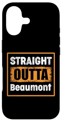 Straight Outta Beaumont USA ���g�� �A���e�B�[�N�����[���A �X�}�z�P�[�X iPhone 17 �p