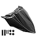 Midimttop Rear Seat Cover Cowl Passenger Pillion Tail Solo Seat Cowl Fairing Compatible with Z650 NINJA 650 Accessories 2017 2018 2019 2020 2021 2022 2023 2024 (Black)