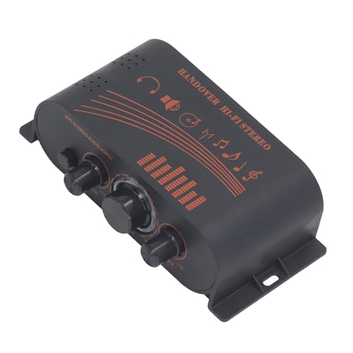 Amplificador de Potencia HiFi, Amplificador de Sonido Estéreo, Miniamplificador de Potencia de 2 Canales, bajo Ruido, CC de 12V para Reproductores Domésticos, Altavoces de Cine