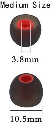Miniatura 2 de Auriculares de silicona de repuesto medianos compatibles con Senso, Zeus, Otium, Hussar, Sony MDR, Tozo, Mpow (medianos, 5 pares)