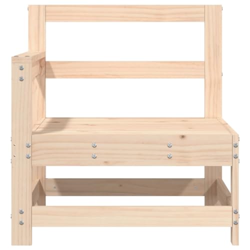 Bois de pin massif pour ce canapé de extérieur Tidyard canapés d'angle - 5