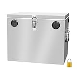 Peastorm Trailer RV Marine Battery Box - 12V Waterproof Stainless Steel Battery Relocation Kit for Boat, Trolling Motor, Kayak (Group 27)