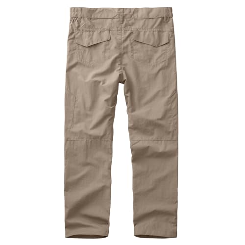 Image of linlon Kids Boys Girls Waterproof Outdoor Hiking Pants Soft Shell Fleece Lined Insulated Pants