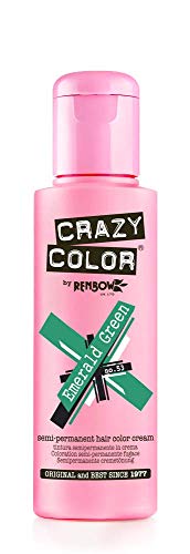 Crazy Color Emerald green no 53, 100ml - crema colorante verde esmeralda