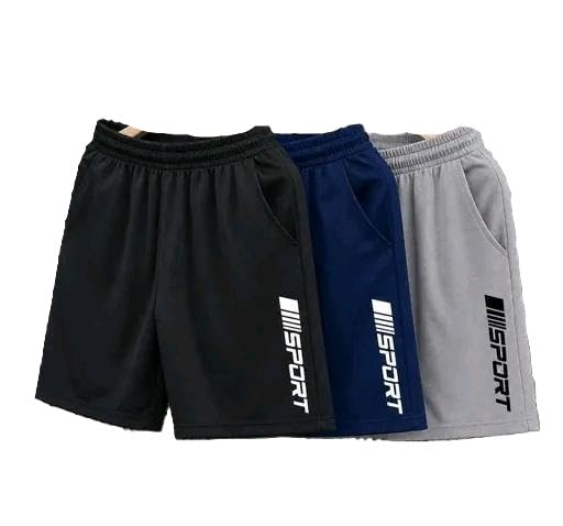 Men Boys Smooth Comfortable Cotton Boxer Shorts for Daily Gym Running Sports Pack of 3 Black S-image-8