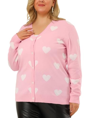 Image of Agnes Orinda Plus Size Sweaters Cardigans for Women Long Sleeve Lightweight V Neck Cardigan Sweater