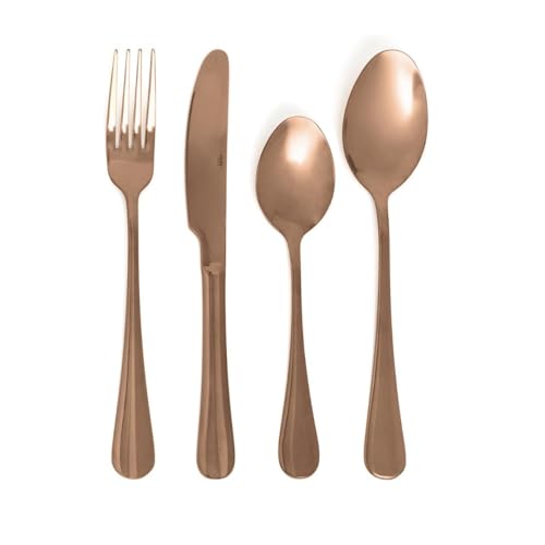 Quid Celebrart Set 24 posate in acciaio inox 26 cm-2 mm rame