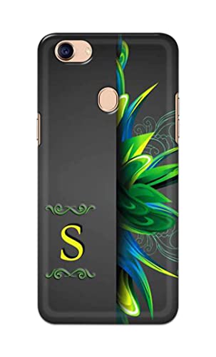 Image of Name II Initial II Letter Alphabet S Hard Back Case Cover for Oppo F5 / Oppo F5 Youth /Oppo F5 Plus Back Cover -(J5) VNS2222